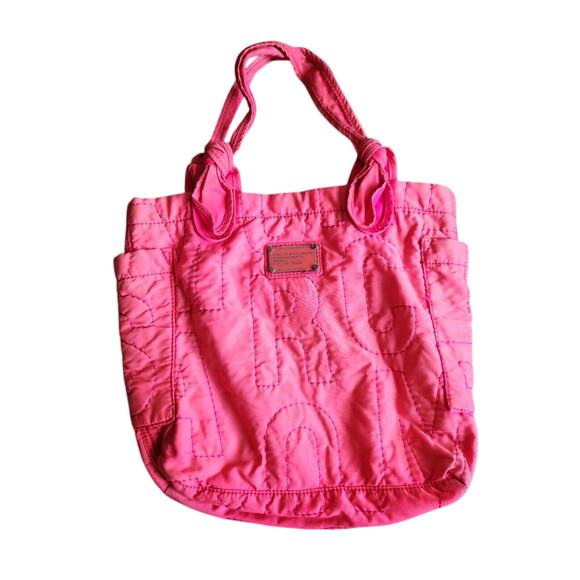 Marc By Marc Jacobs Handbags - MARC BY MARC JACOBS Large Pink Quilted Nylon Tote Bag